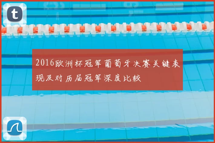 2016欧洲杯冠军葡萄牙决赛关键表现及对历届冠军深度比较