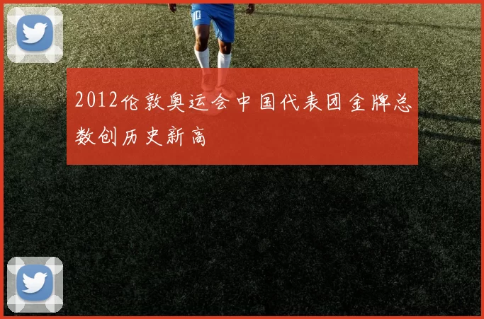 2012伦敦奥运会中国代表团金牌总数创历史新高